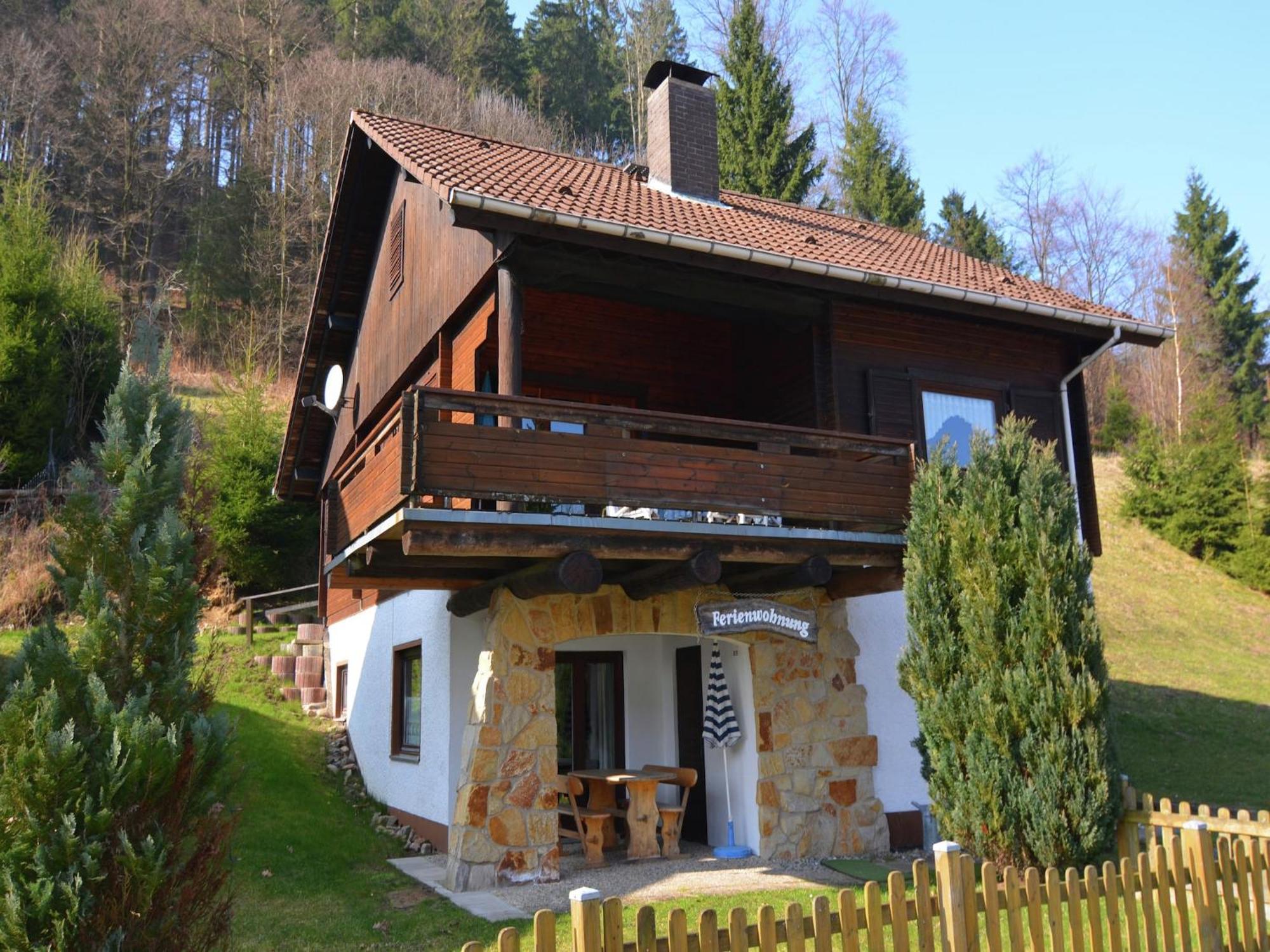 Detached Holiday Residence In The Wonderfully Beautiful Harz Kamschlacken Экстерьер фото