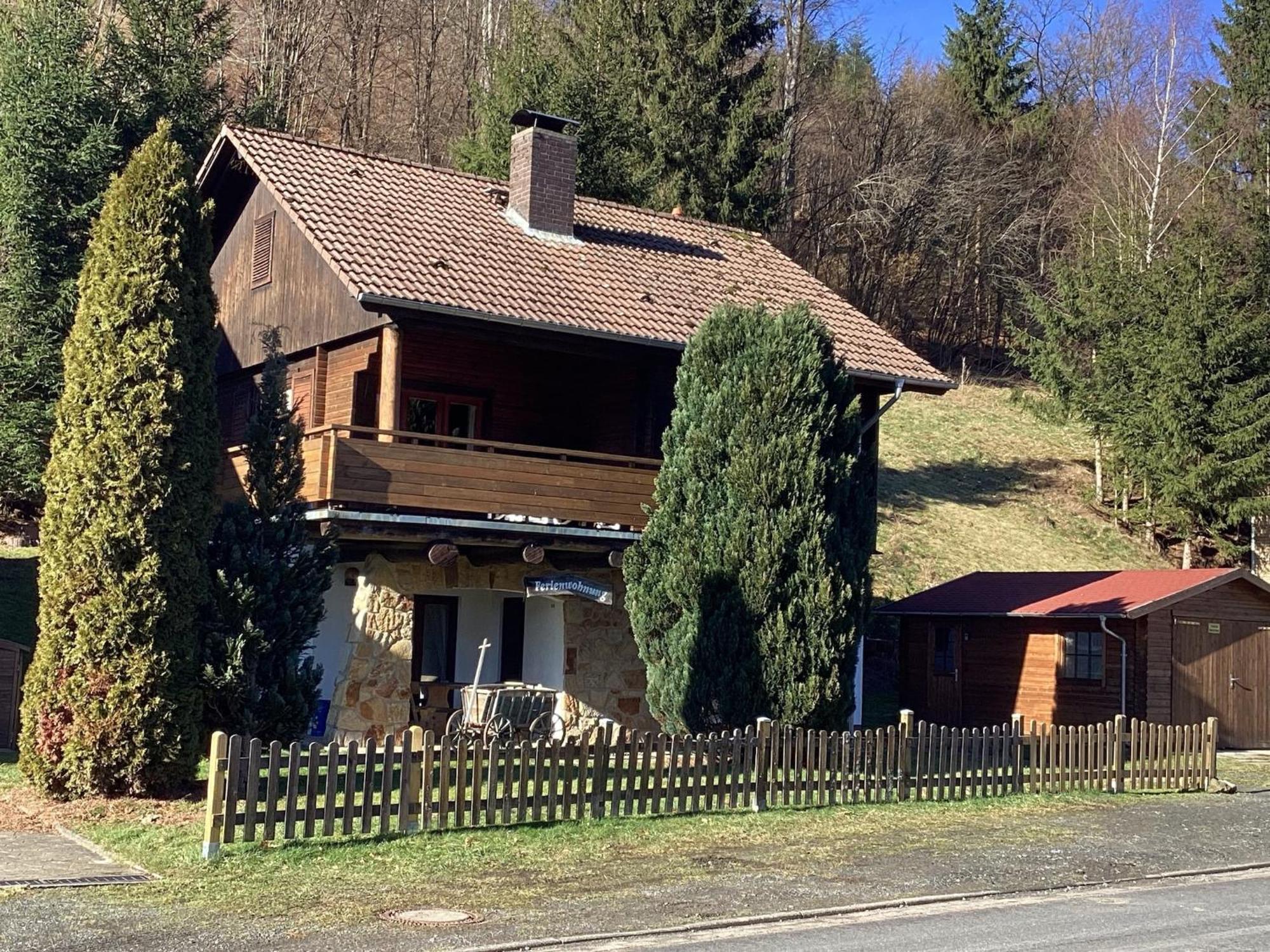 Detached Holiday Residence In The Wonderfully Beautiful Harz Kamschlacken Экстерьер фото