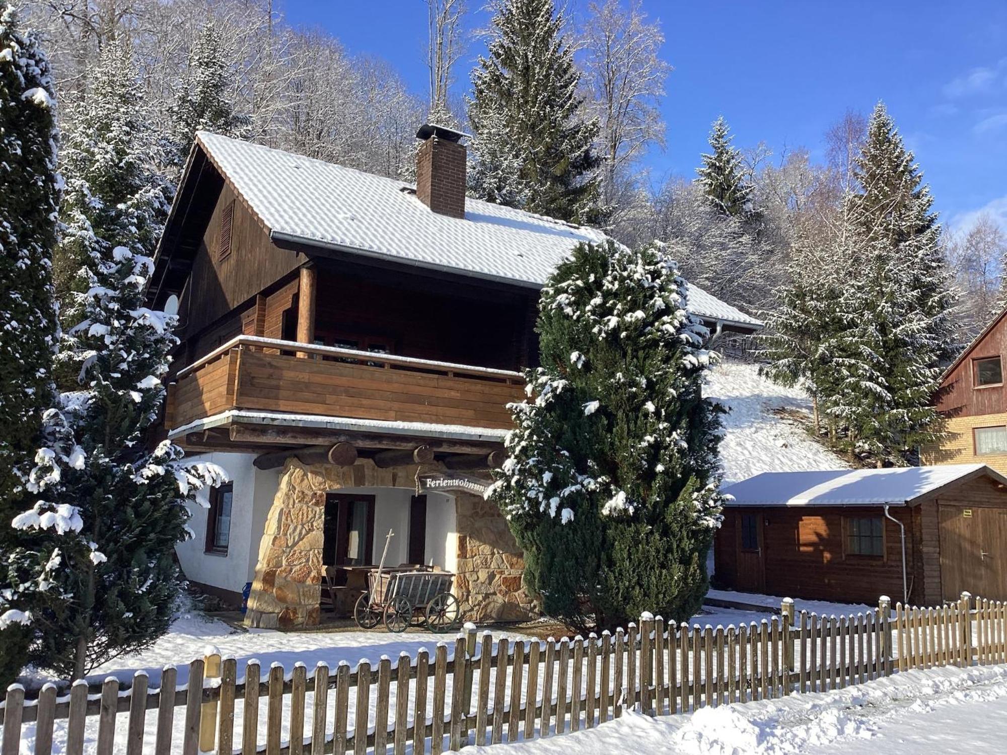 Detached Holiday Residence In The Wonderfully Beautiful Harz Kamschlacken Экстерьер фото